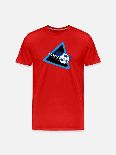 Football - Men's Premium Organic T-Shirt - red