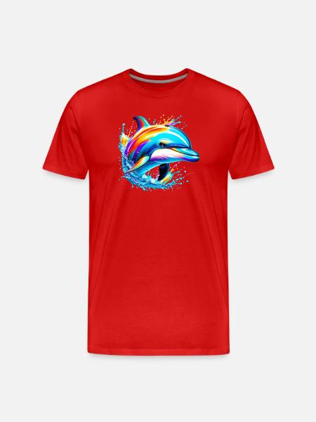 Dauphin - T-shirt bio Premium Homme - rouge