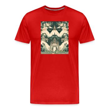 Das thailändische Abenteuer wartet auf Sie – schnappen Sie sich Ihres! - Männer Premium Bio T-Shirt - Rot - Vorne - Damien (186cm)