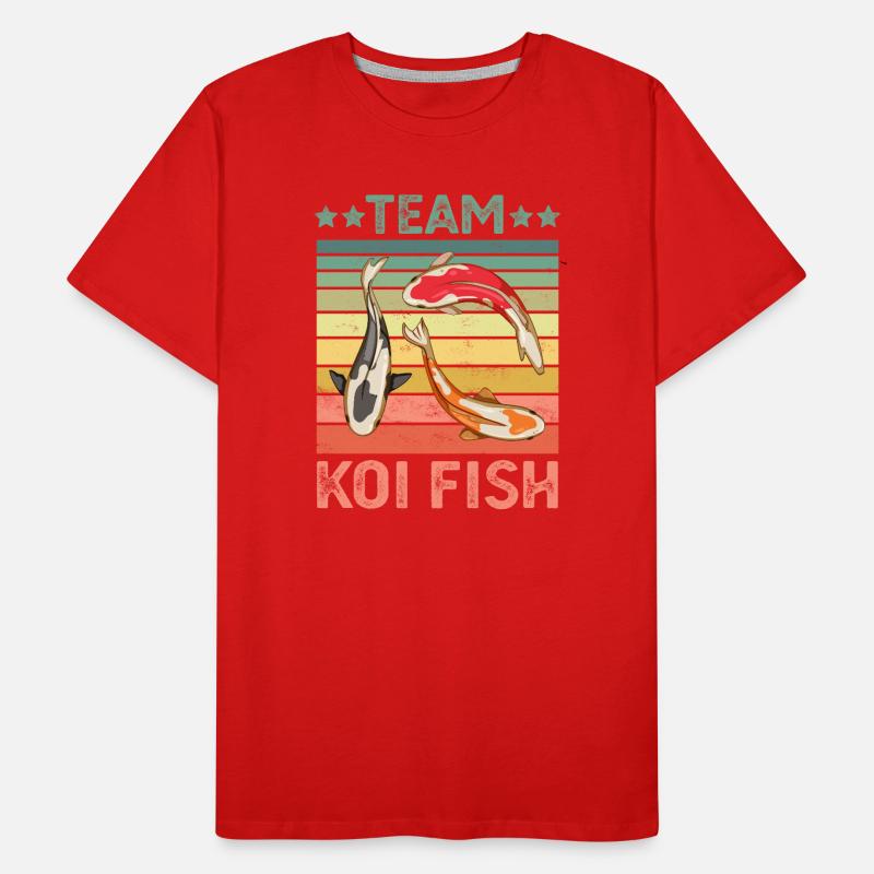 Koi Fish Men's Premium Organic T-Shirt