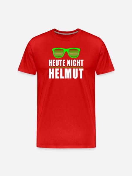 Helmut Sonnenbrille Mallorca - Männer Premium Bio T-Shirt - Rot
