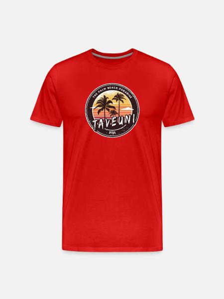 Taveuni – Fiji's Tropical Paradise - Men's Premium Organic T-Shirt - red