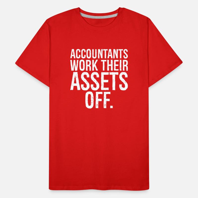 Les comptables se débarrassent de leurs actifs T-shirt bio Premium Homme