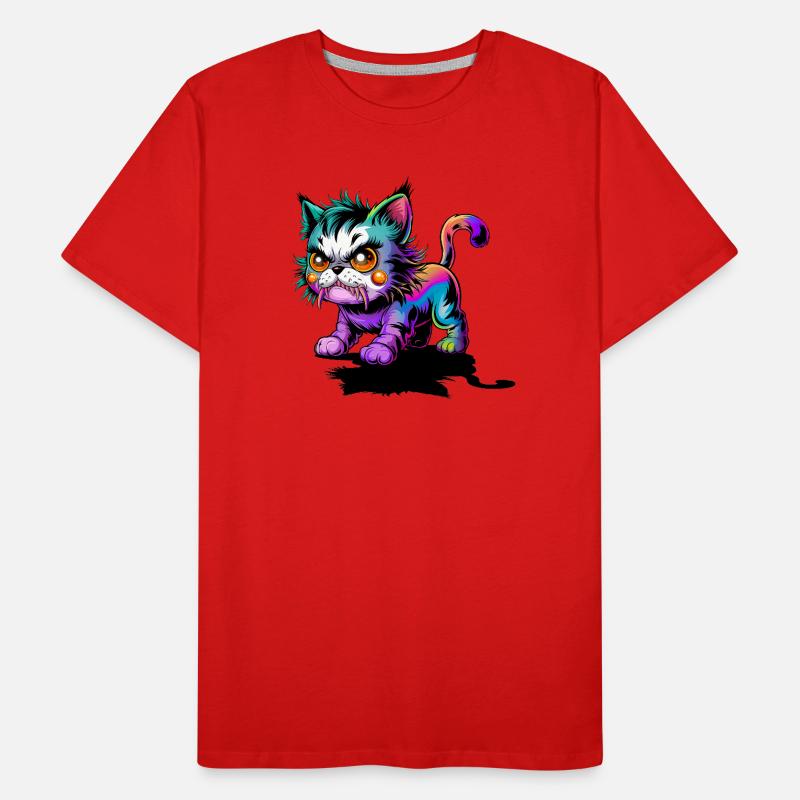 Crazy Cat Men's Premium Organic T-Shirt