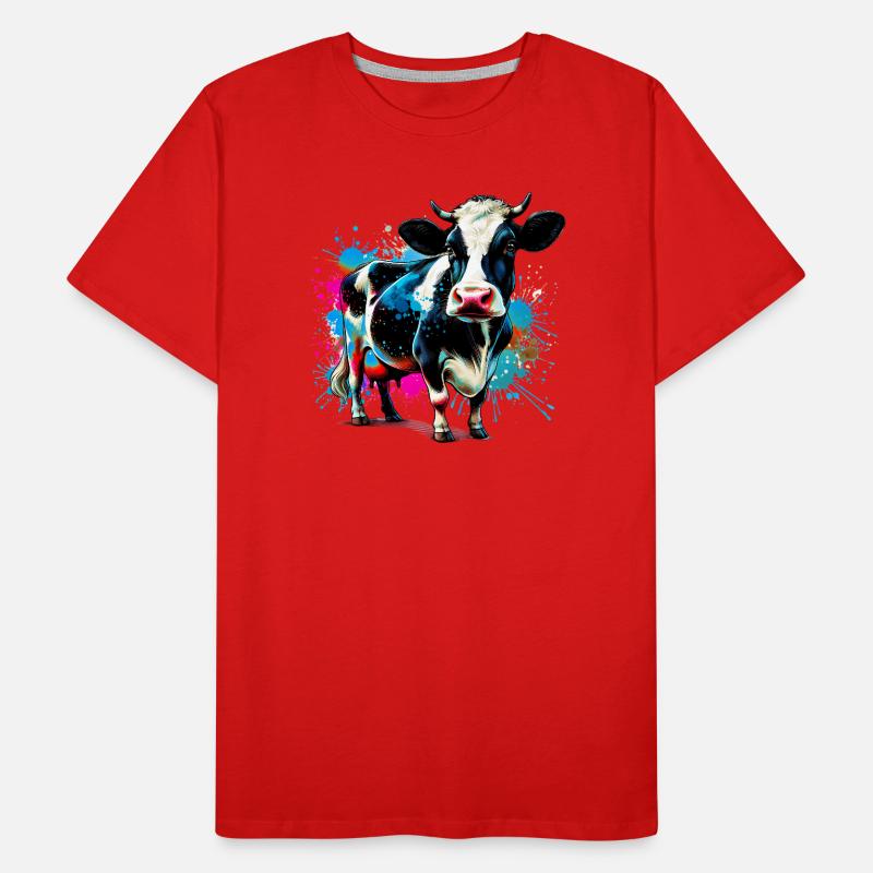 Kuh Männer Premium Bio T-Shirt