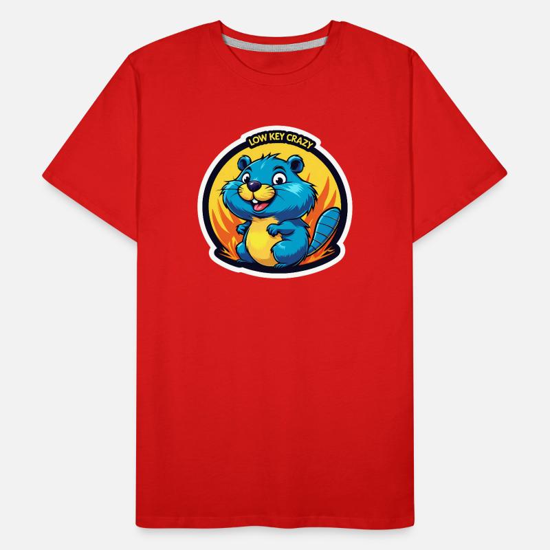 Low Key Crazy Bieber Men's Premium Organic T-Shirt