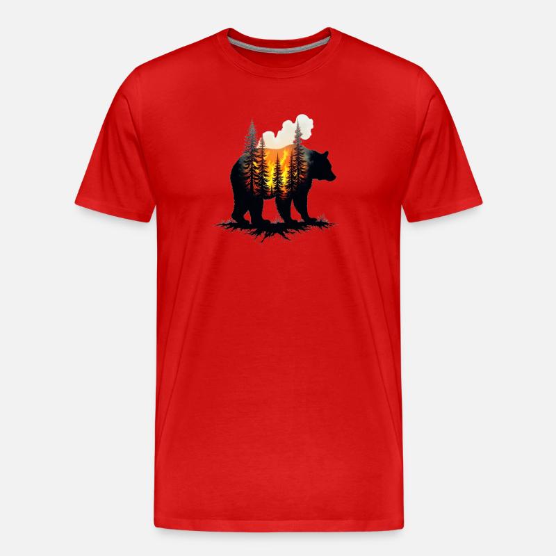Ours - Männer Premium Bio T-Shirt - Rot