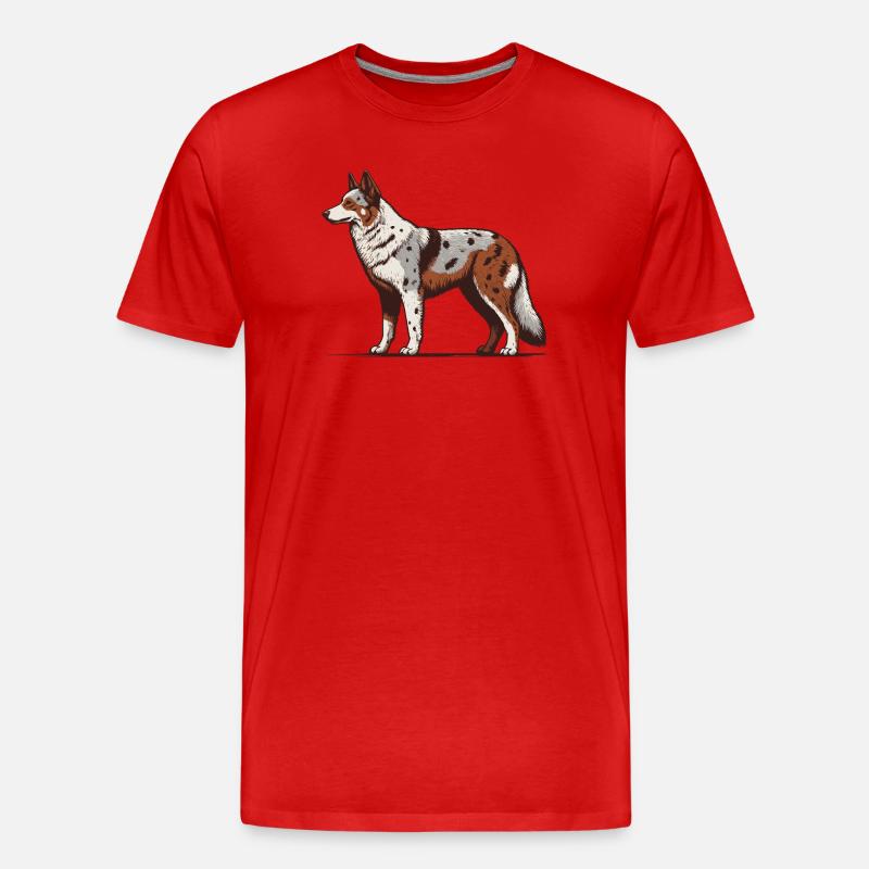 Koolie australien - T-shirt bio Premium Homme - rouge