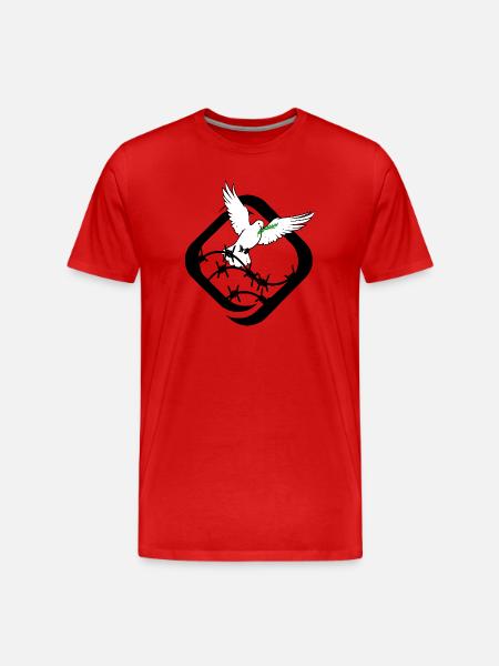 Doves - Men's Premium Organic T-Shirt - red