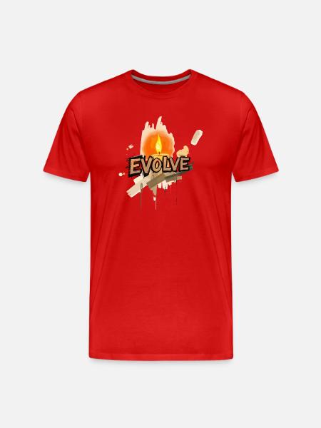 Develop further - Men's Premium Organic T-Shirt - red