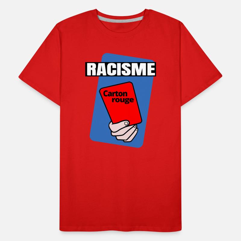 Rote Karte Männer Premium Bio T-Shirt