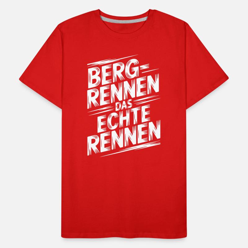 La course de côte, la vraie course T-shirt bio Premium Homme