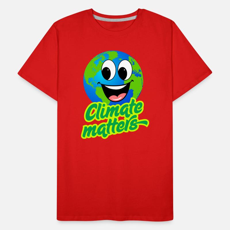 CLIMATE MATTERS Men's Premium Organic T-Shirt