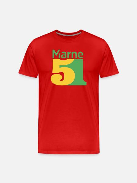 51 - T-shirt bio Premium Homme - rouge