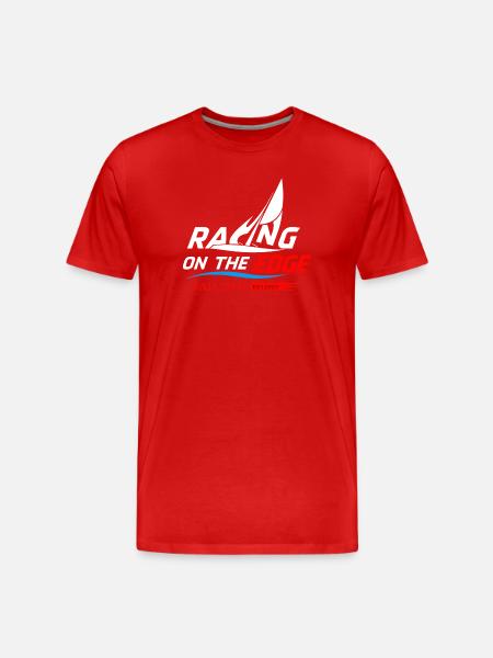 Sailboat Race - Men's Premium Organic T-Shirt - red