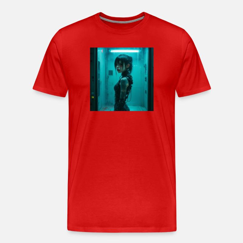 N-dless Nights: Isolation - Men's Premium Organic T-Shirt - red