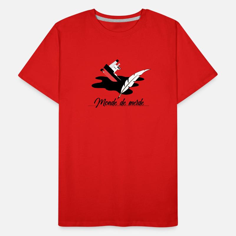 Monde de merde T-shirt bio Premium Homme