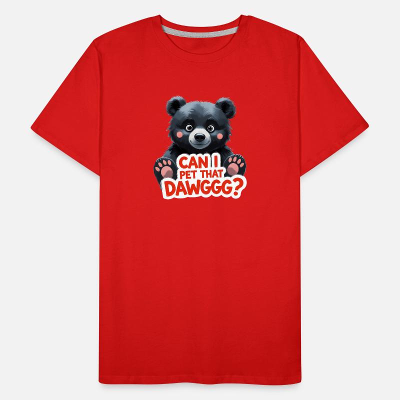 Puis-je caresser ce Dawggg T-shirt bio Premium Homme