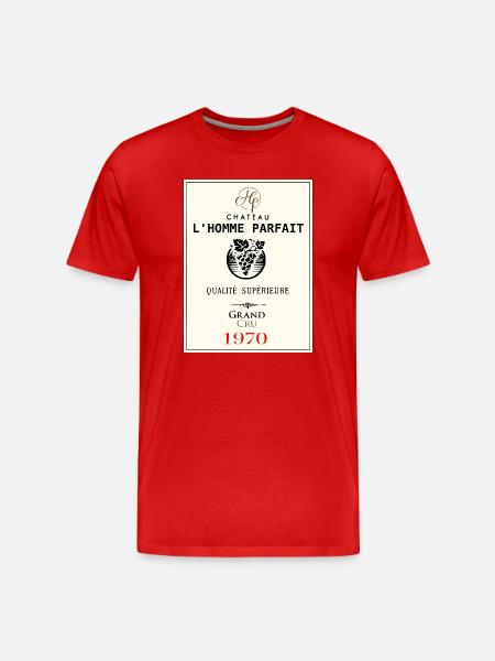 Der perfekte Mann - Männer Premium Bio T-Shirt - Rot