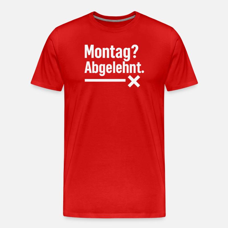 A visual foray - Men's Premium Organic T-Shirt - red
