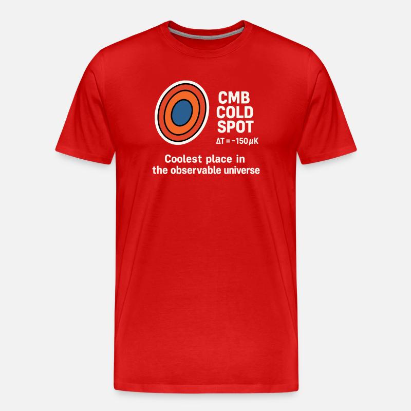 CMB Cold Spot - Männer Premium Bio T-Shirt - Rot