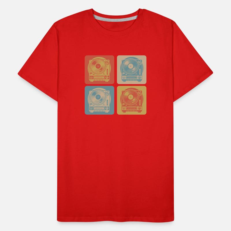 Turntable Vintage Men's Premium Organic T-Shirt