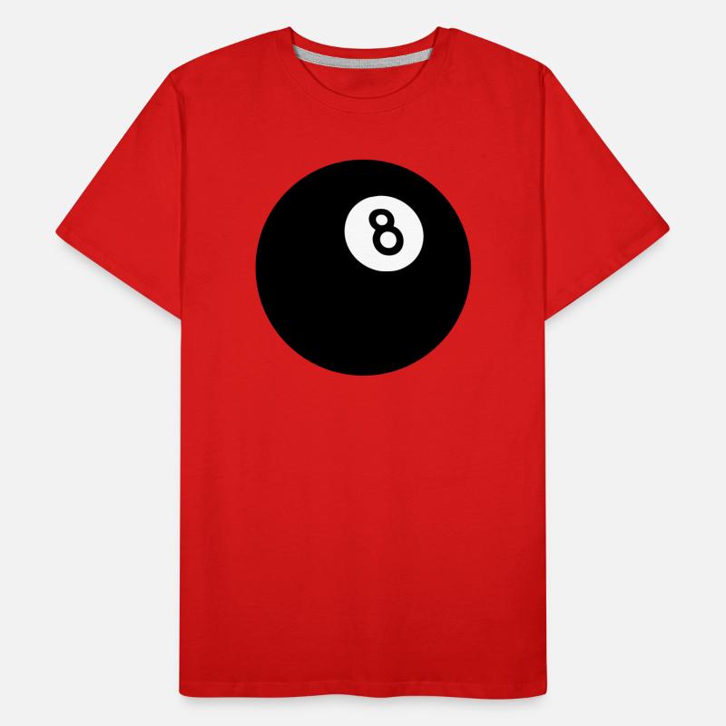 Black Eight Men's Premium Organic T-Shirt