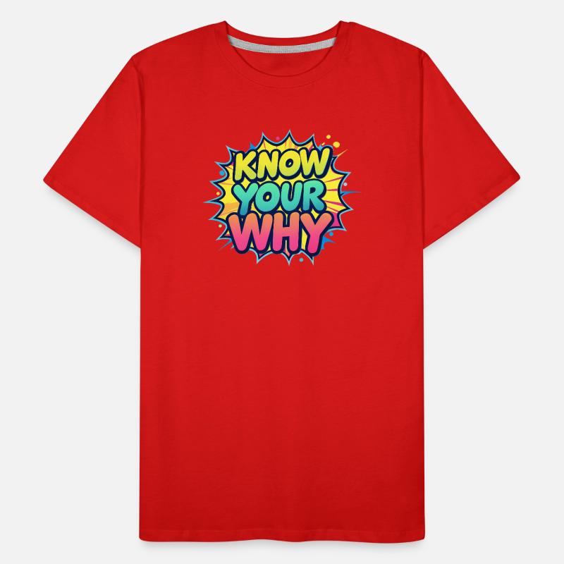 Know Your Why Men's Premium Organic T-Shirt