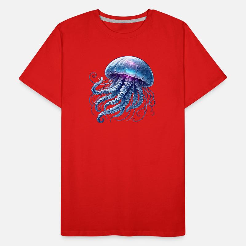 Quallen Design Männer Premium Bio T-Shirt