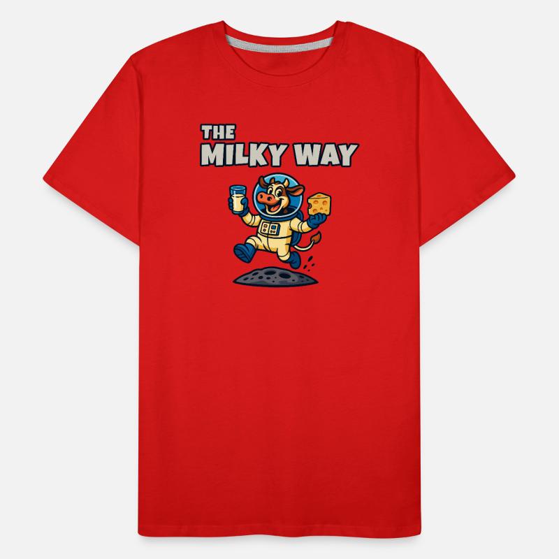 Die Milchstraße – Ko Astronaut Männer Premium Bio T-Shirt