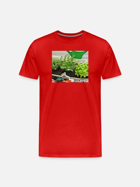 Herbe - T-shirt bio Premium Homme - rouge