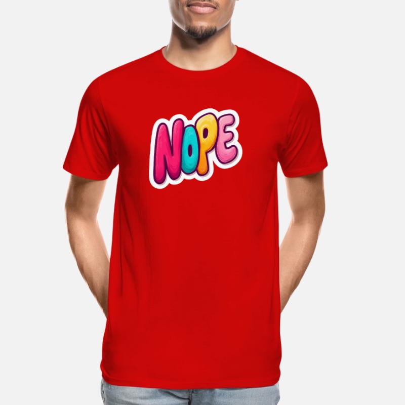 Nope Men's Premium Organic T-Shirt