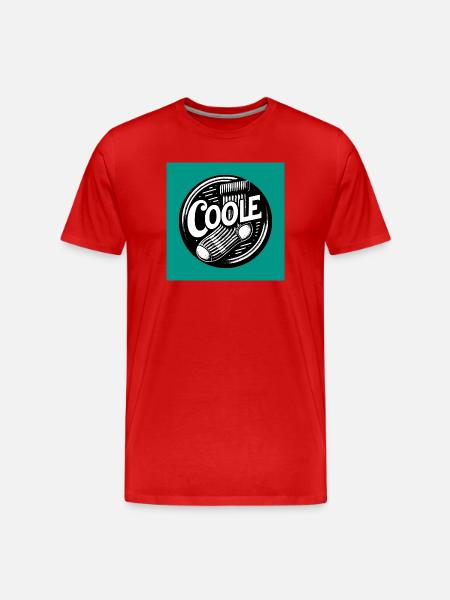 Coole Socke Socken und lustiger Spruch - Männer Premium Bio T-Shirt - Rot