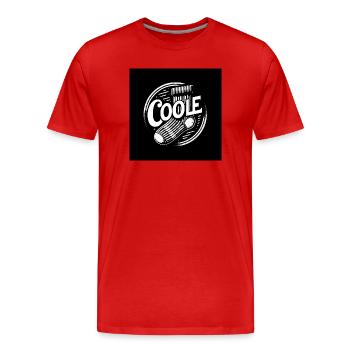 Coole Socke Socken und lustiger Spruch - Männer Premium Bio T-Shirt - Rot - Vorne - Damien (186cm)