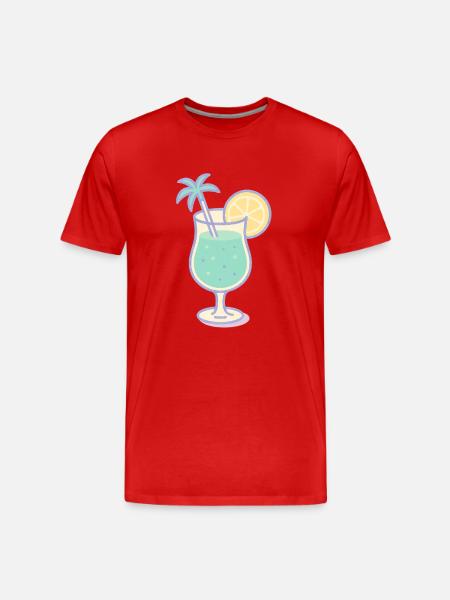 Sippin' in Paradise - Men's Premium Organic T-Shirt - red