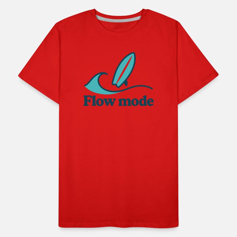 Flow Mode Men's Premium Organic T-Shirt