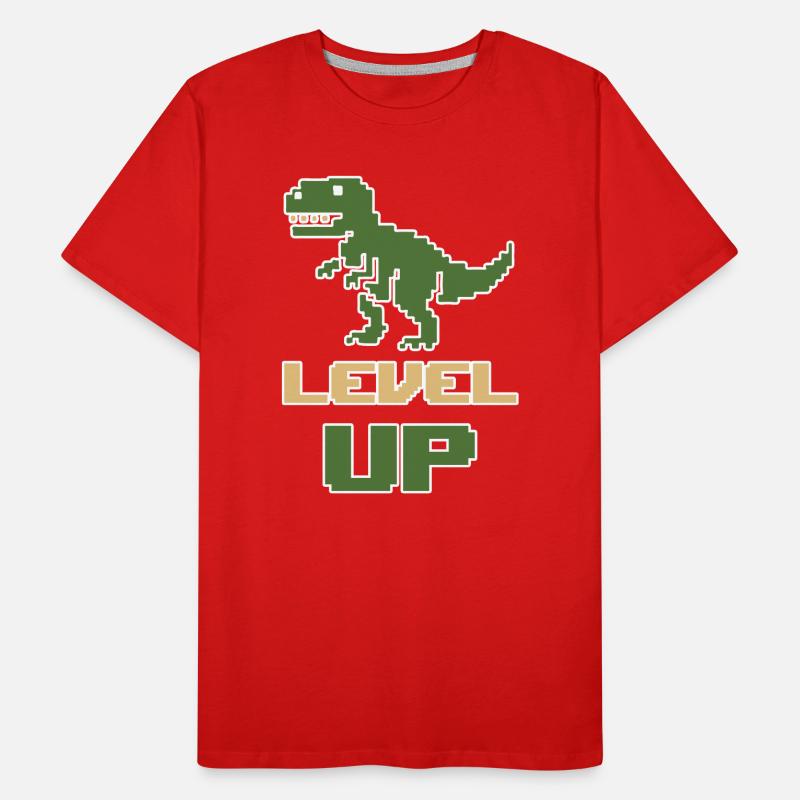 LEVEL UP Men's Premium Organic T-Shirt