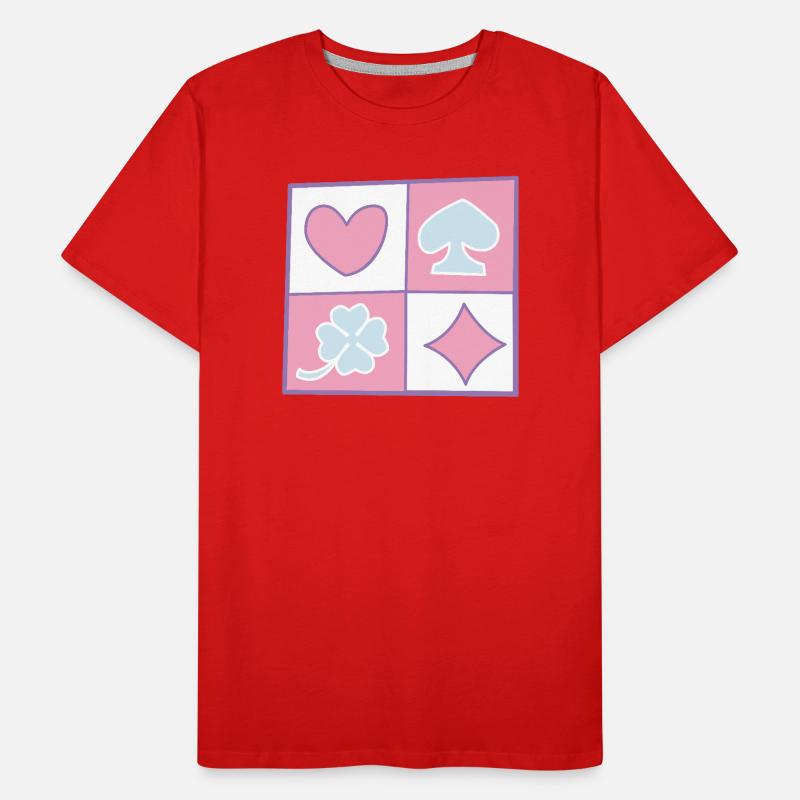 Checkerboard by helfspawn Men's Premium Organic T-Shirt