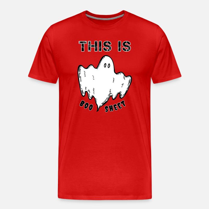 Dies ist ein Boosheet - Männer Premium Bio T-Shirt - Rot
