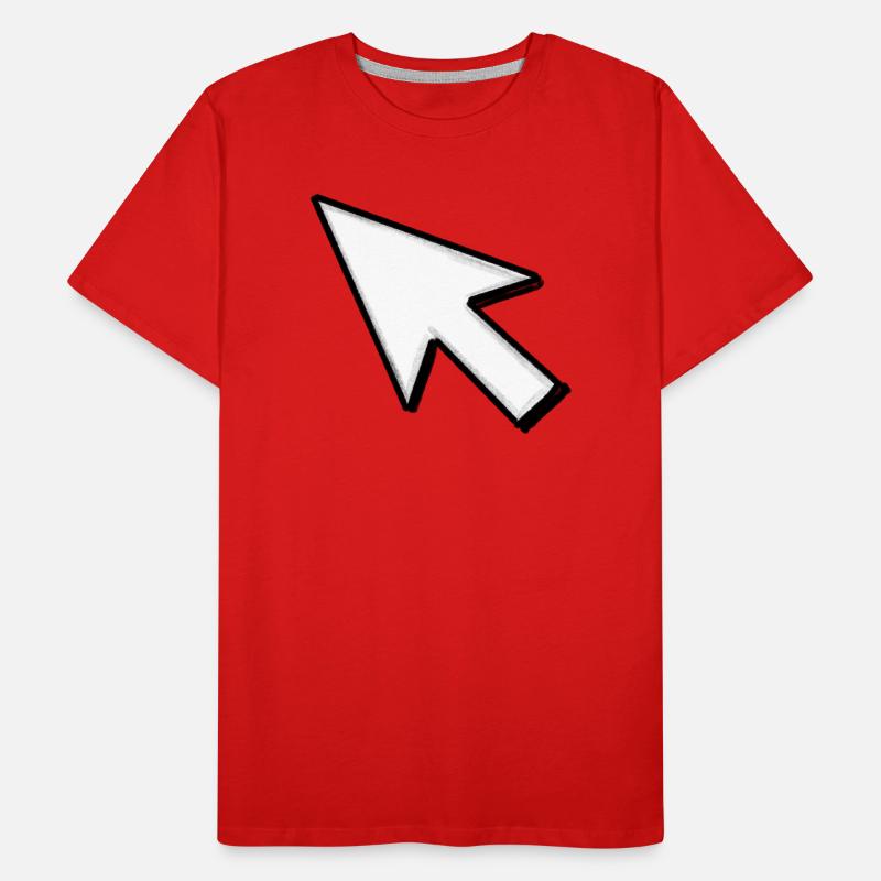 Cursor: Click me! Men's Premium Organic T-Shirt