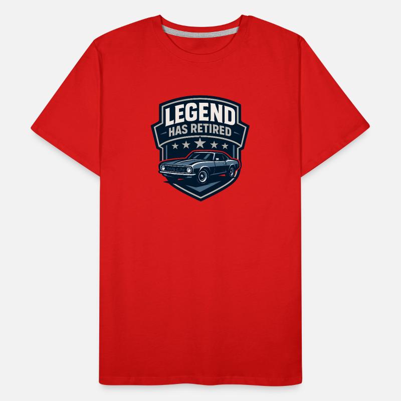 Legend Has Retired Men's Premium Organic T-Shirt