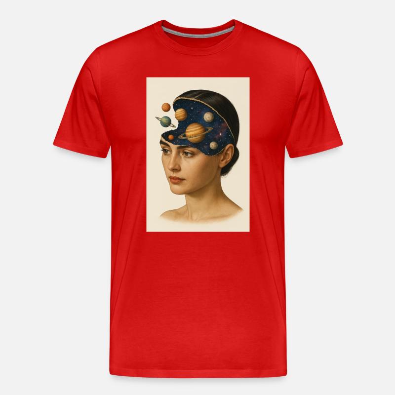 L’ de l’astronomie - T-shirt bio Premium Homme - rouge