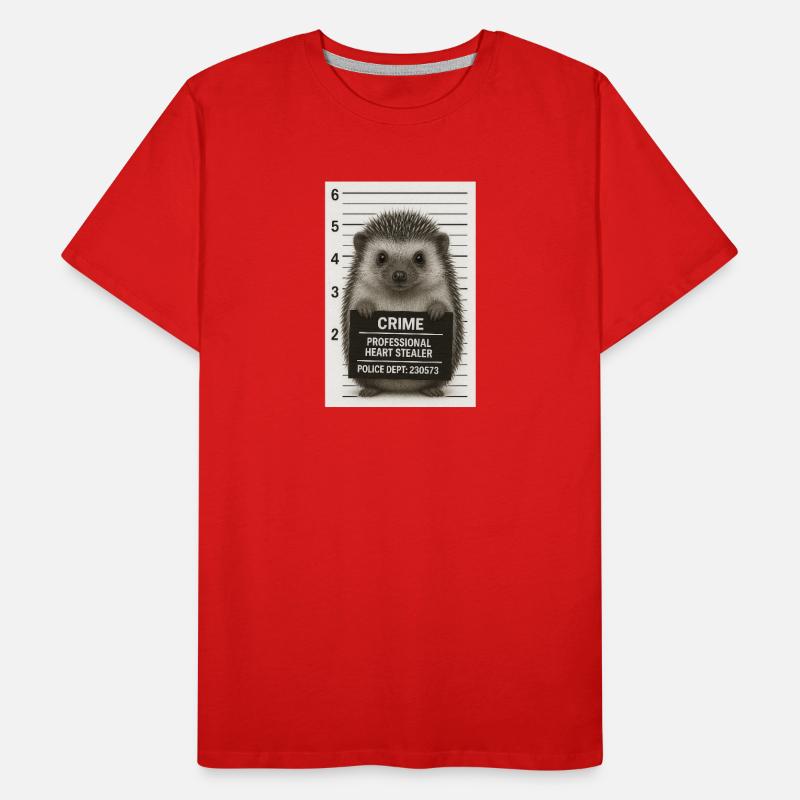 Hérisson criminel T-shirt bio Premium Homme