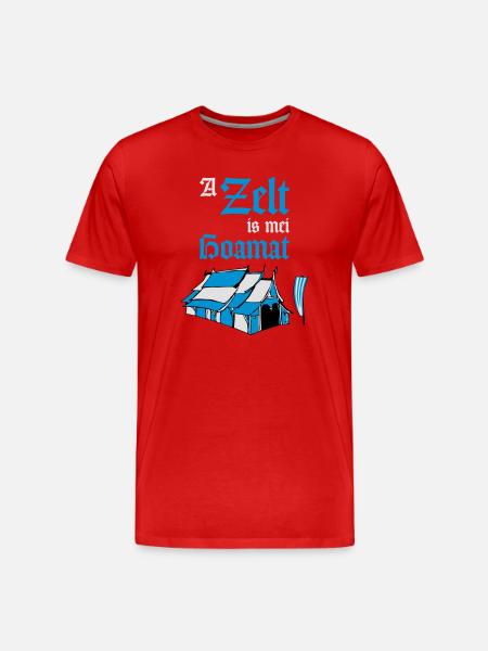 Beer Tent Fun - Men's Premium Organic T-Shirt - red