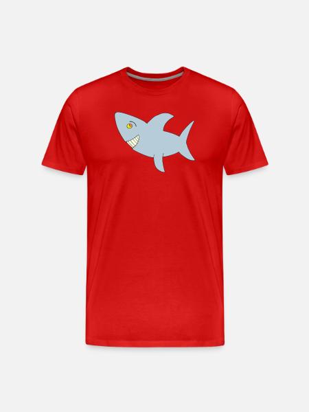 Requin Big One - T-shirt bio Premium Homme - rouge