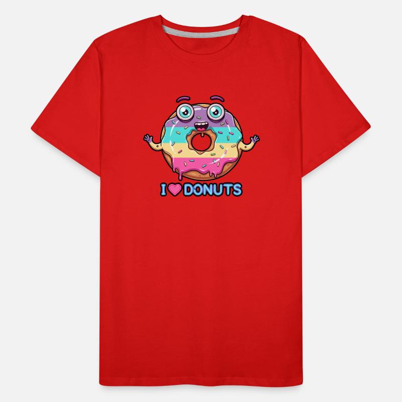 Crazy Donut Men's Premium Organic T-Shirt