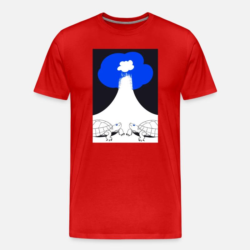 Katzenwiege 1 - Männer Premium Bio T-Shirt - Rot
