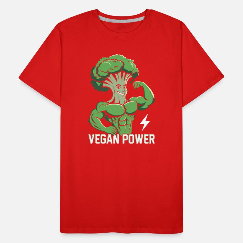 Puissance végétalienne T-shirt bio Premium Homme