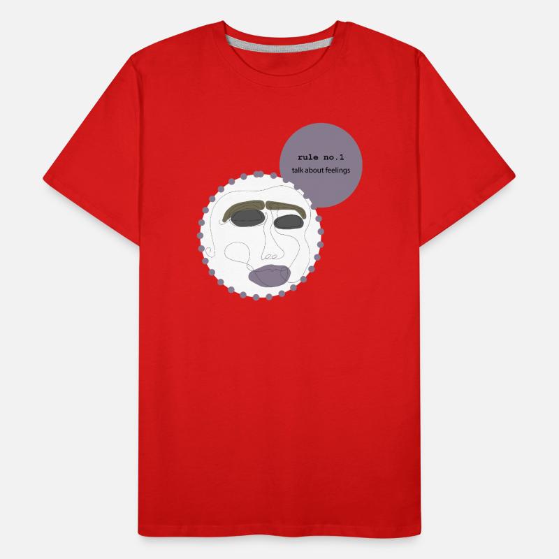 talk about feelings 2 Männer Premium Bio T-Shirt