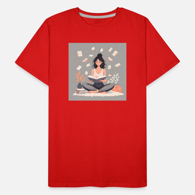 Bookaholic Männer Premium Bio T-Shirt